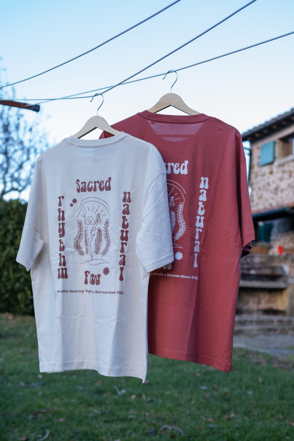 T-Shirt Sacred Rhythm, Sacred Flow Heritage Brown