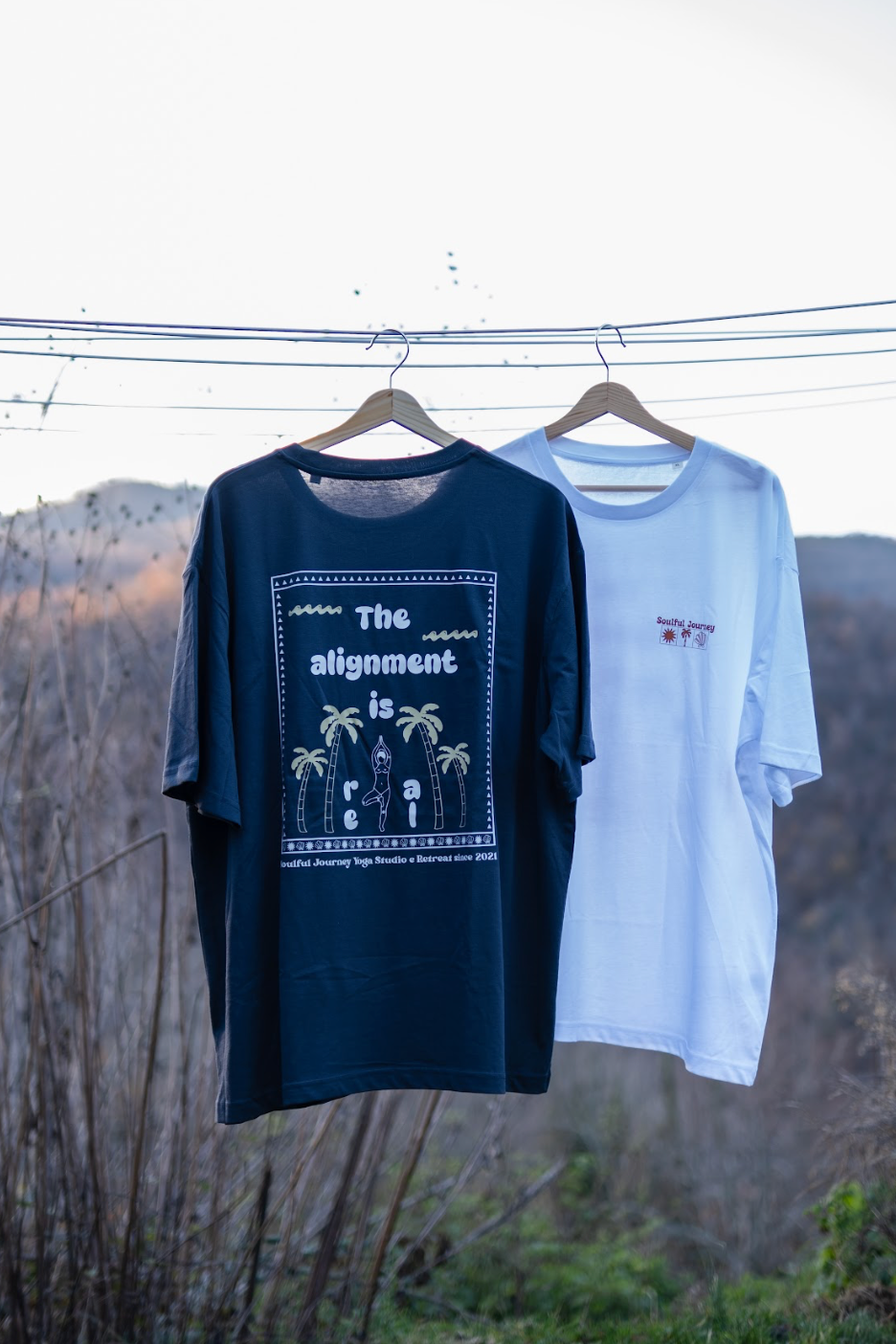 T-Shirt The Alignment is Real Indian Grey