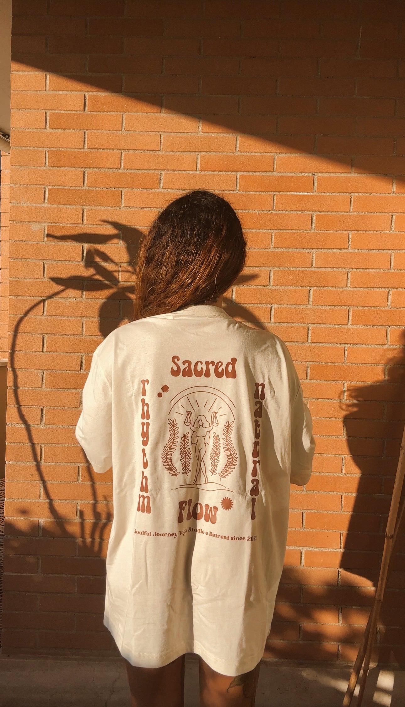 T-Shirt Sacred Rhythm, Sacred Flow Natural Raw